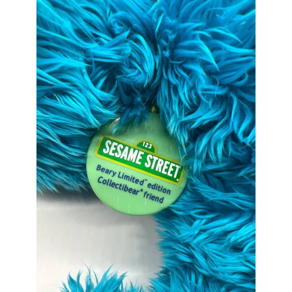 Build A Bear Sesame Street Cookie Monster Plush Beary Limited Collectibear 20